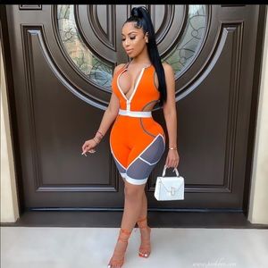 Posh by v shorts jumpsuit